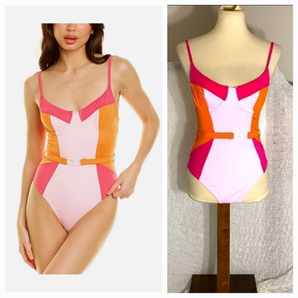 Solid & Striped NWT The Spencer One Piece Swimwear Size M